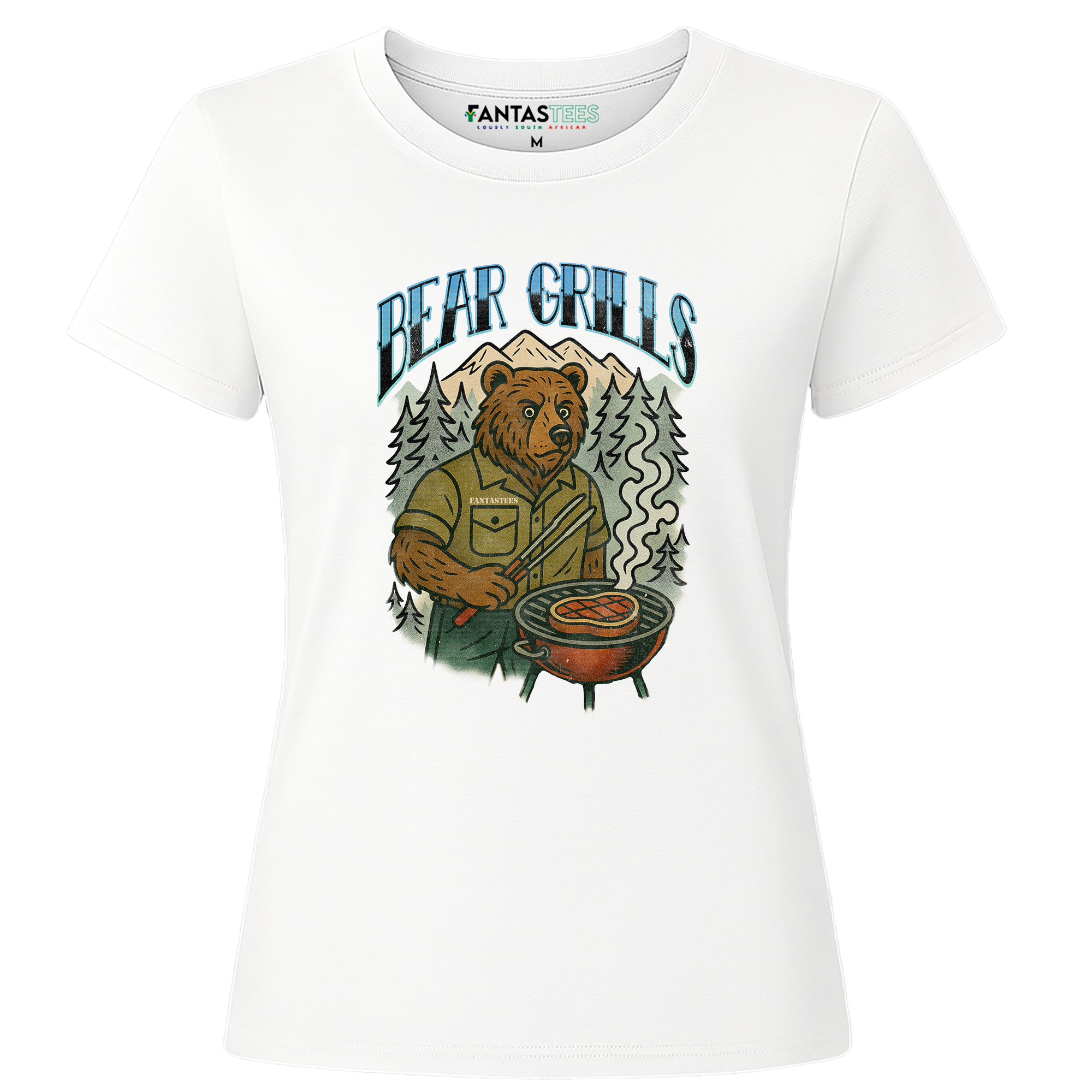 Bear Grills | Ladies Premium Crewneck T-Shirt