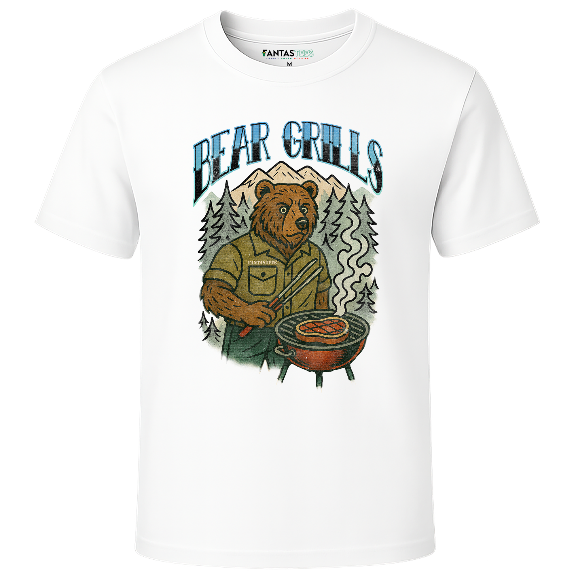 Bear Grills | Mens Premium Crewneck T-Shirt
