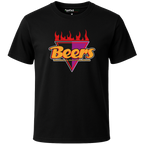 Beers Retro Steers Logo Braai Tee | Mens Premium Crewneck T-Shirt
