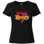 Beers Retro Steers Logo Tee| Ladies Premium Crewneck T-Shirt