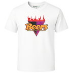 Beers Retro Steers Logo Braai Tee | Mens Premium Crewneck T-Shirt