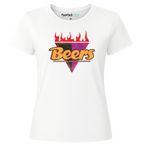 Beers Retro Steers Logo Tee| Ladies Premium Crewneck T-Shirt