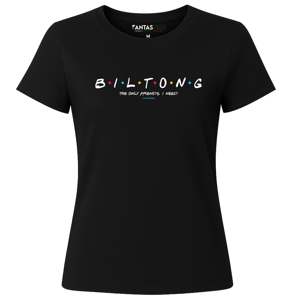 Biltong Friends | Ladies Premium Crewneck T-Shirt