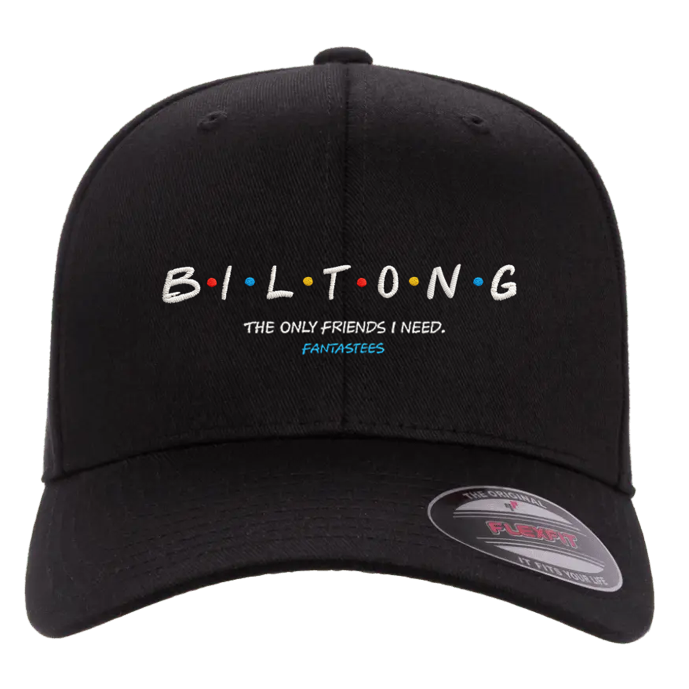 Embroidered Biltong Friends Jon The Don Fitted Cap