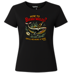 Braai Wales| Ladies Premium Crewneck T-Shirt