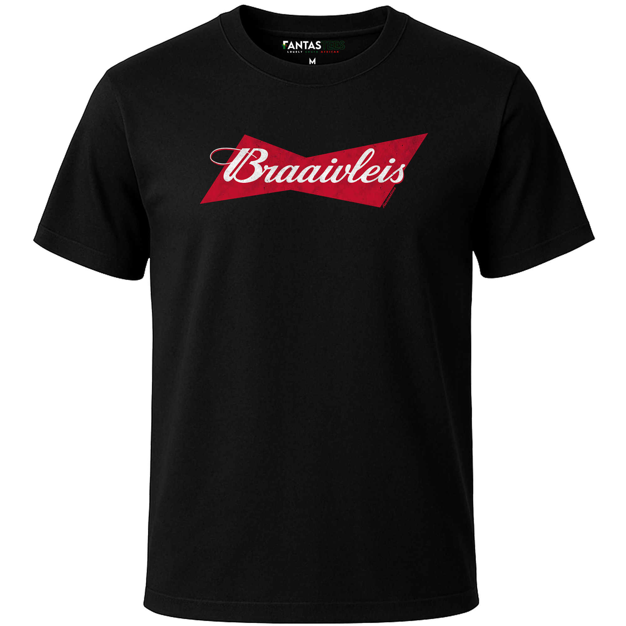 Braaivleis Bowtie Logo| Mens Premium Crewneck T-Shirt