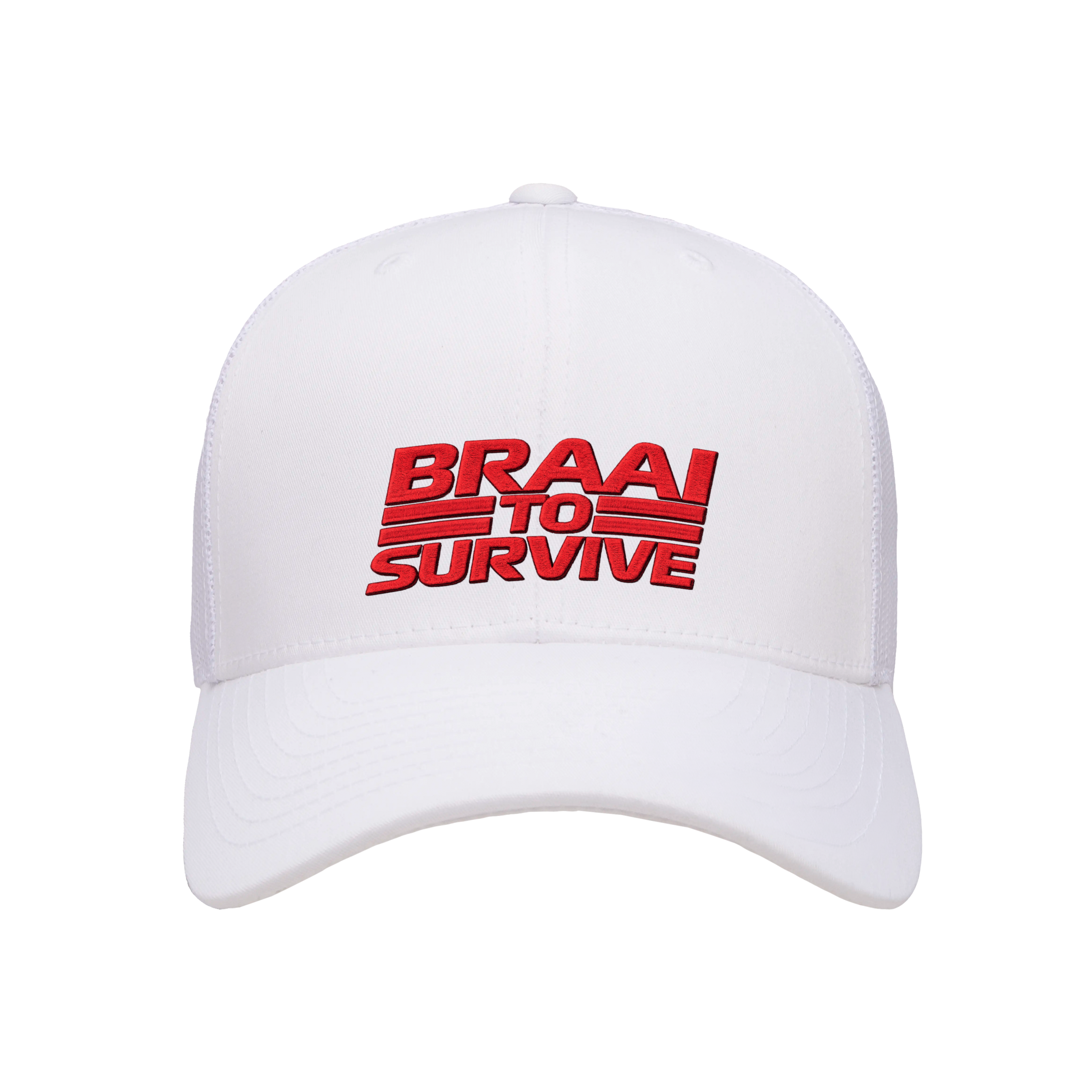 Embroidered Braai To Survive - Wazza Trucker Cap
