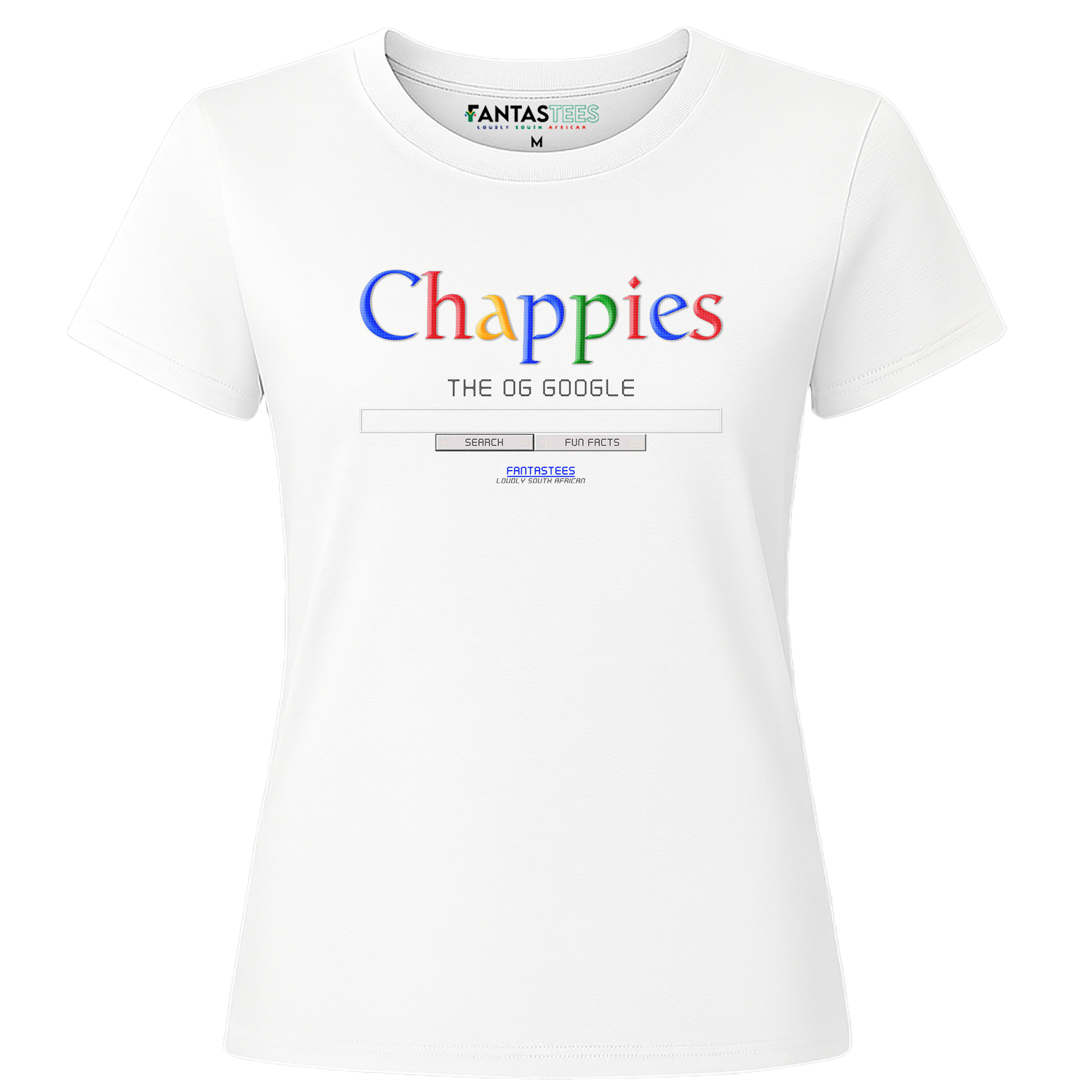 Chappies Search Engine | Ladies Premium Crewneck T-Shirt
