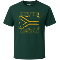 Graffiti South African Flag Tee | Mens Premium Crewneck T-Shirt