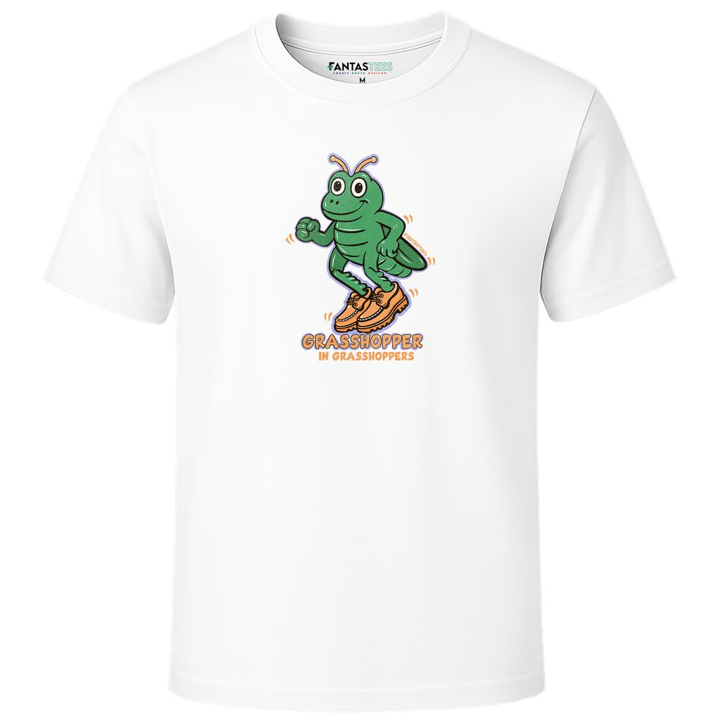 Grasshopper Wearing Grasshoppers | Mens Premium Crewneck T-Shirt