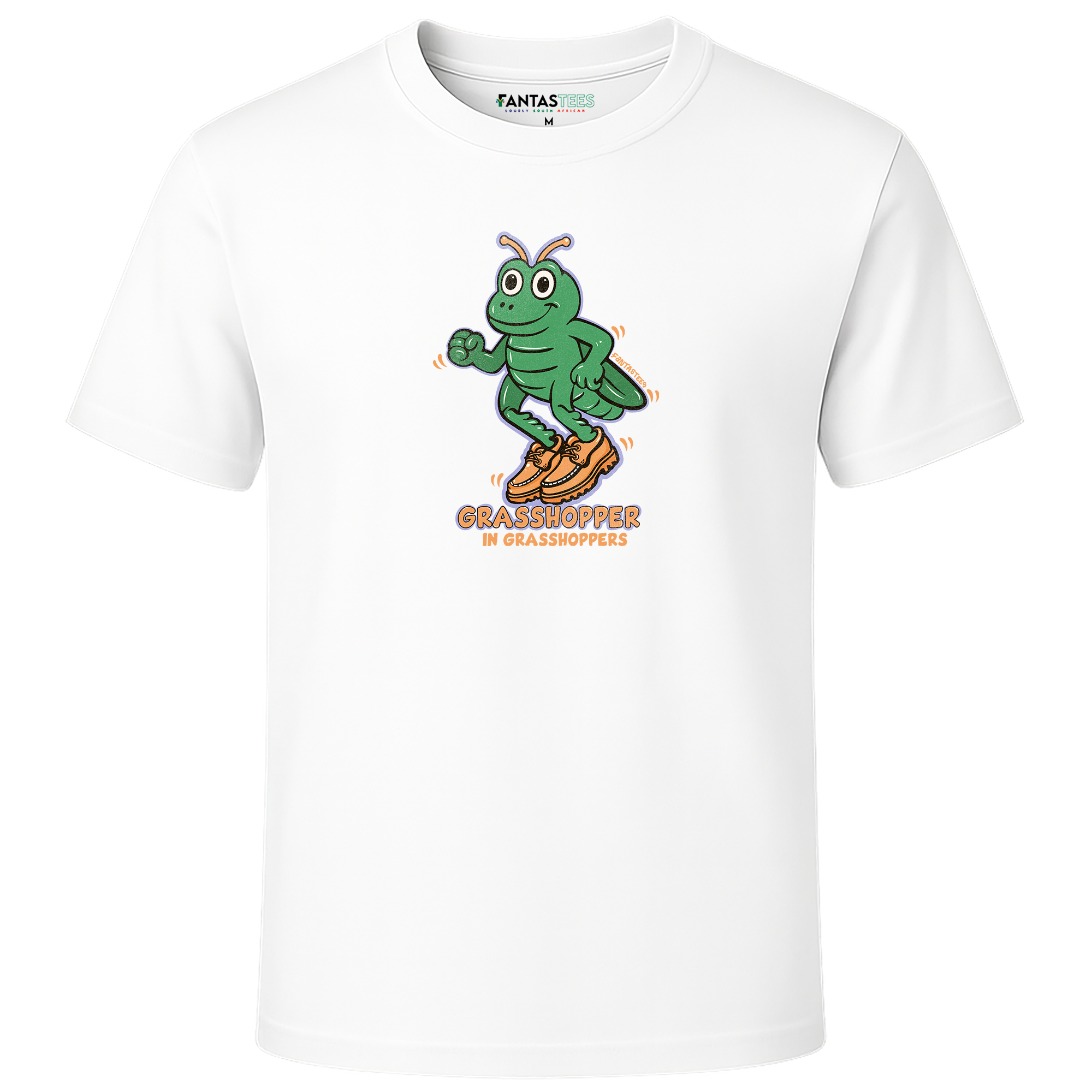 Grasshopper Wearing Grasshoppers | Mens Premium Crewneck T-Shirt