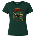 Braai Wales| Ladies Premium Crewneck T-Shirt