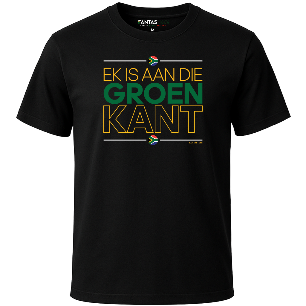Groen Kant Tee | Mens Premium Crewneck T-Shirt