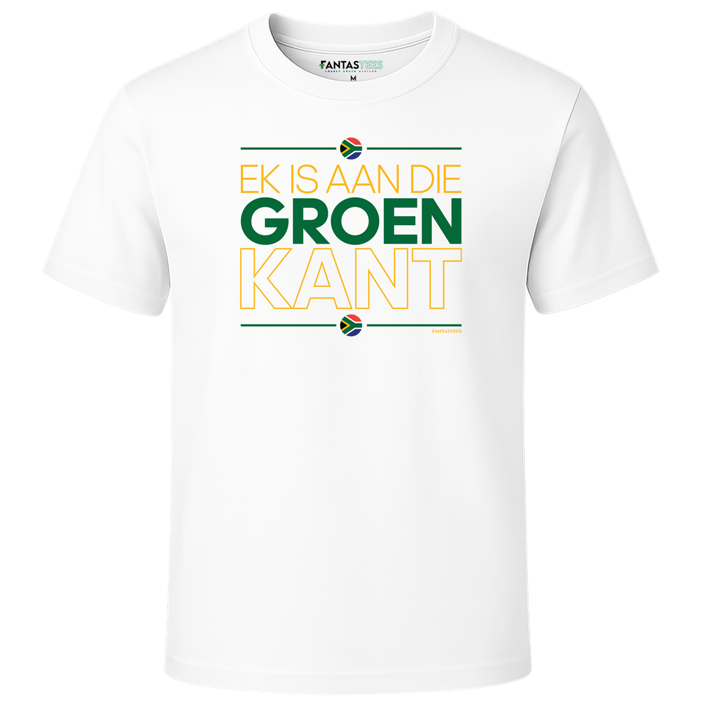 Groen Kant Tee | Mens Premium Crewneck T-Shirt