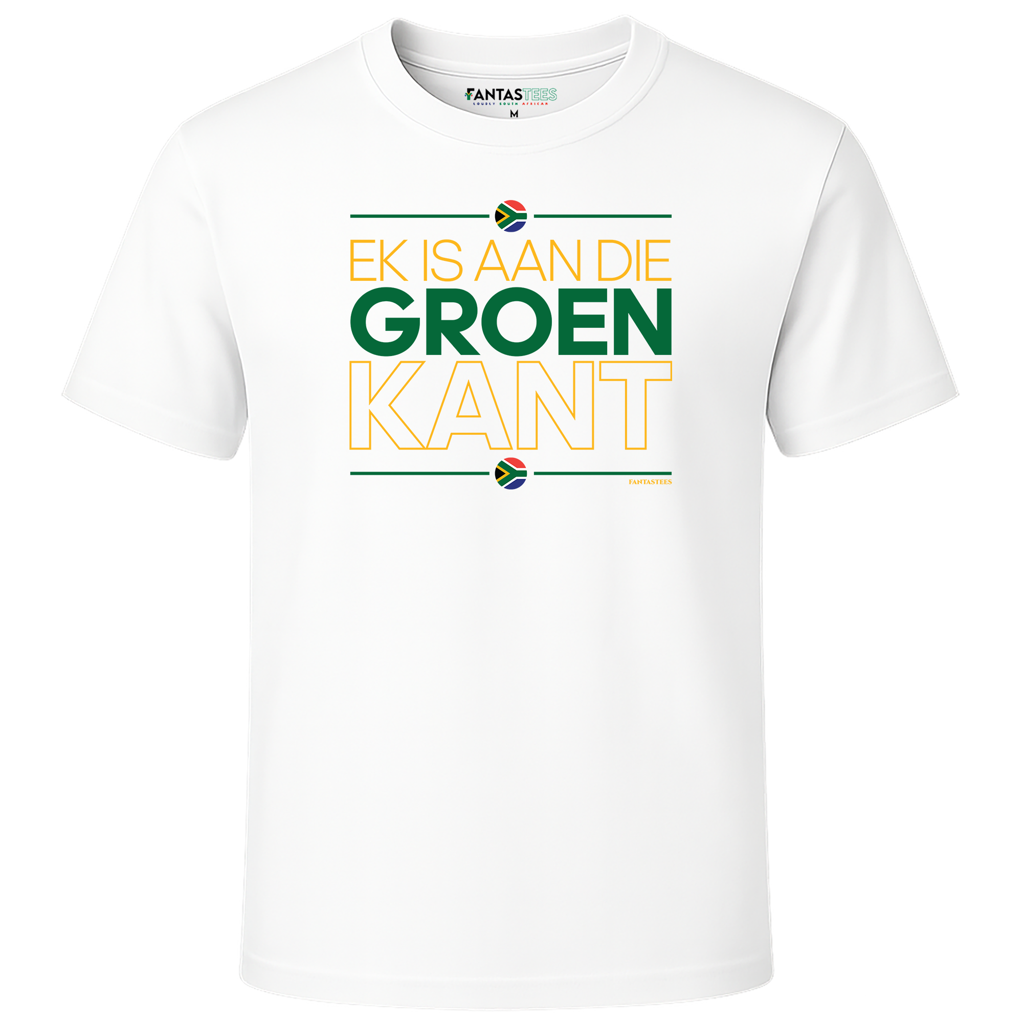 Groen Kant Tee | Mens Premium Crewneck T-Shirt