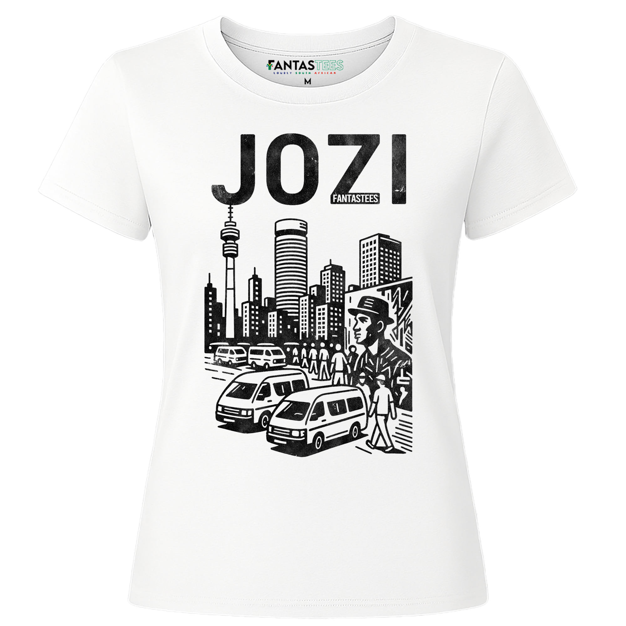 Jozi Illustration | Ladies Premium Crewneck T-Shirt