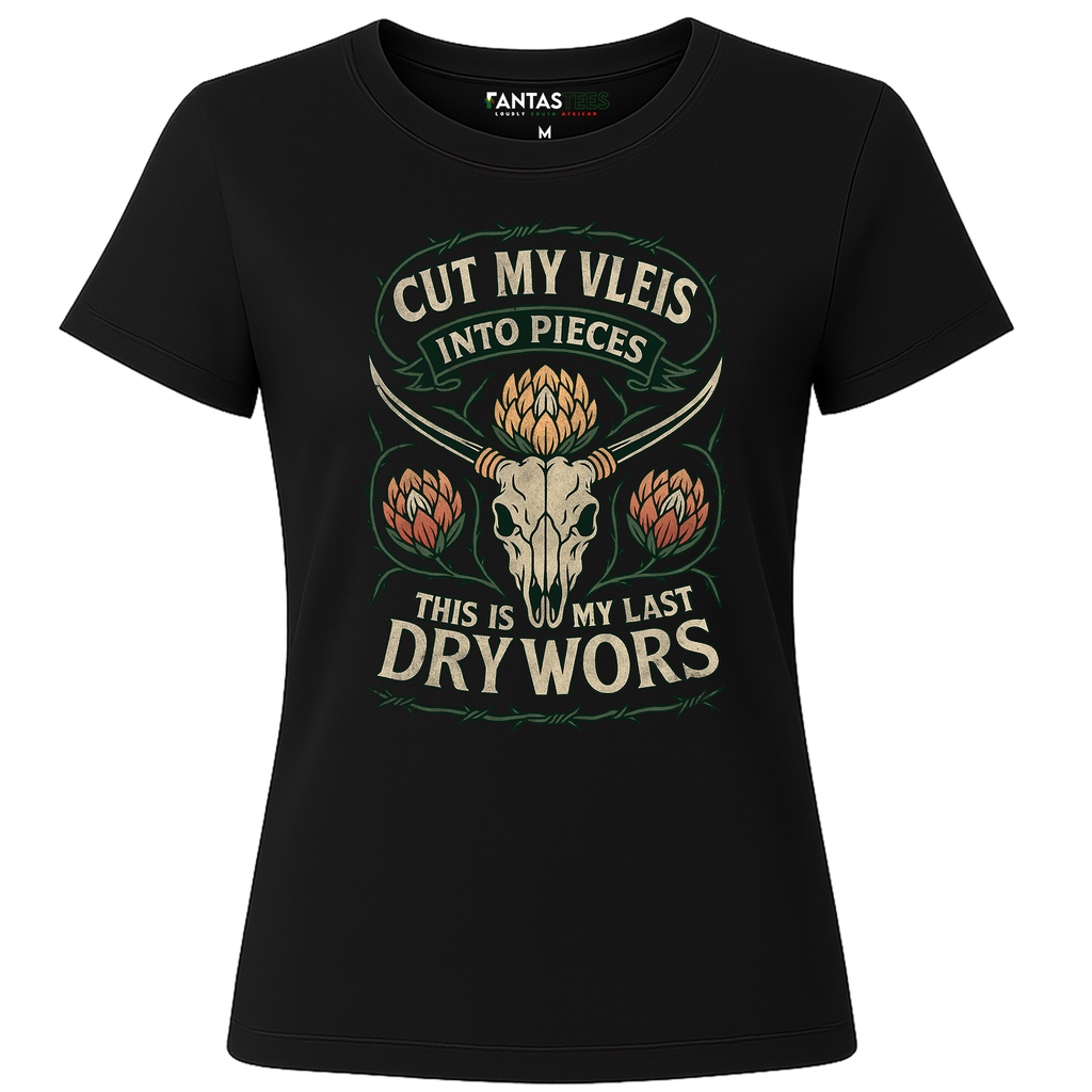 My Last Drywors | Ladies Premium Crewneck T-Shirt