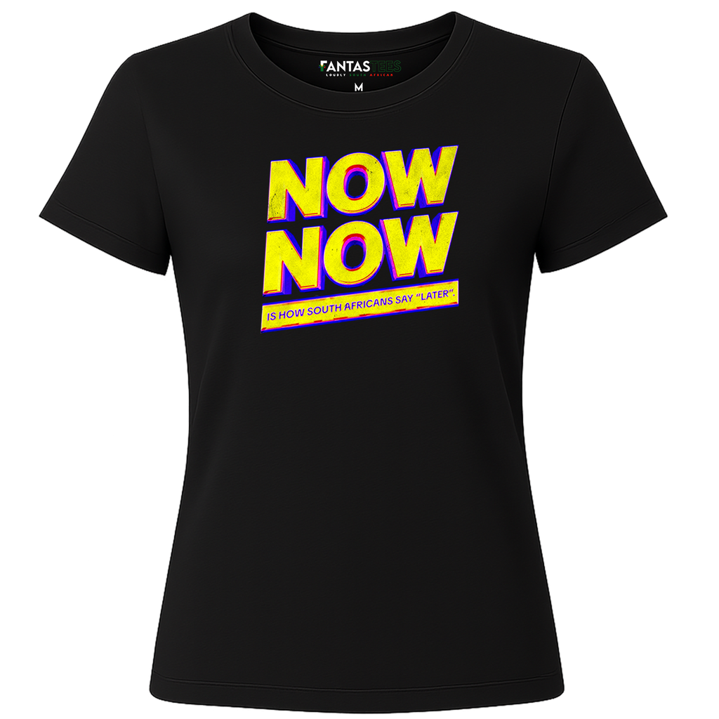 Now Now | Ladies Premium Crewneck T-Shirt