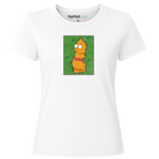 Oros Simpson Boxed In | Ladies Premium Crewneck T-Shirt