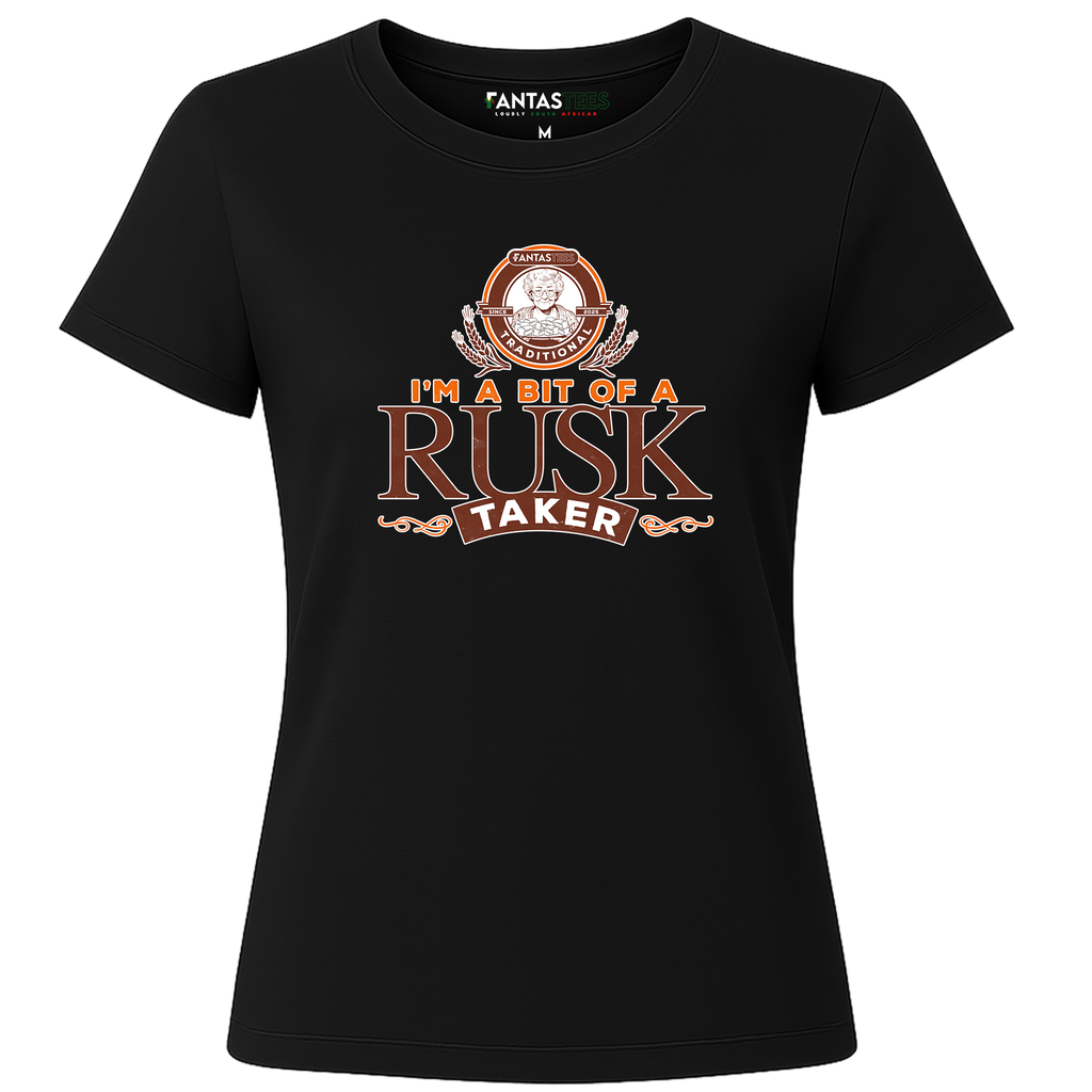 Rusk Taker | Ladies Premium Crewneck T-Shirt
