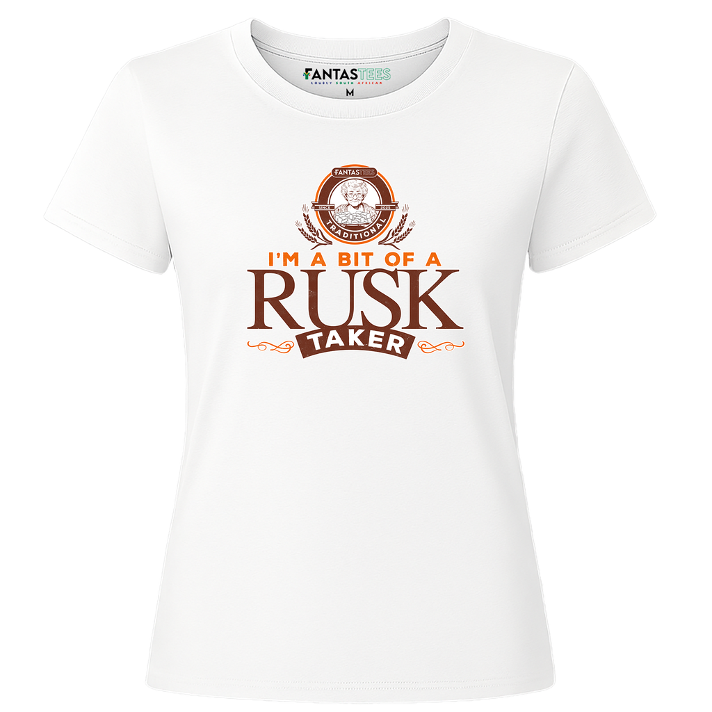 Rusk Taker | Ladies Premium Crewneck T-Shirt