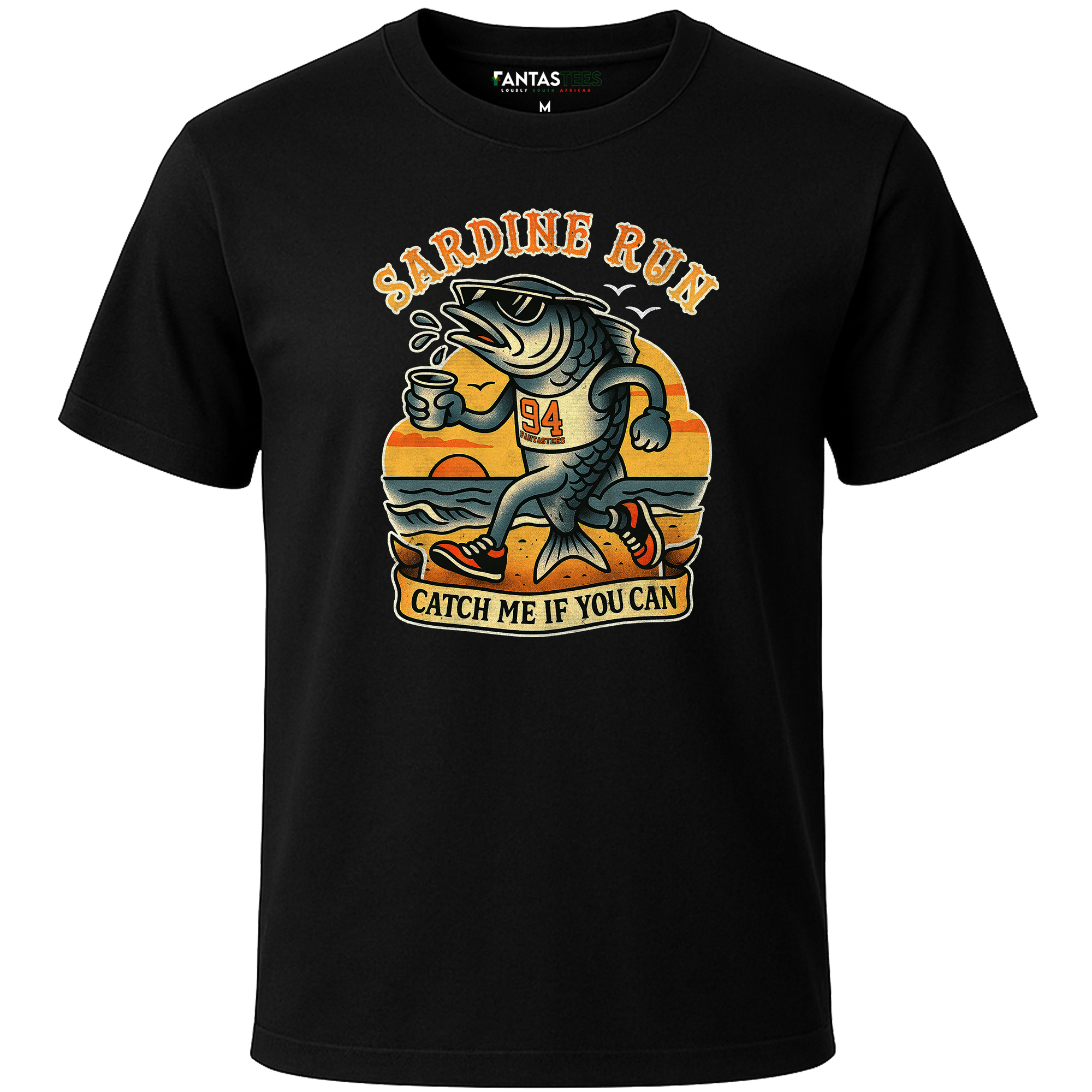 Sardine Run | Mens Premium Crewneck T-Shirt