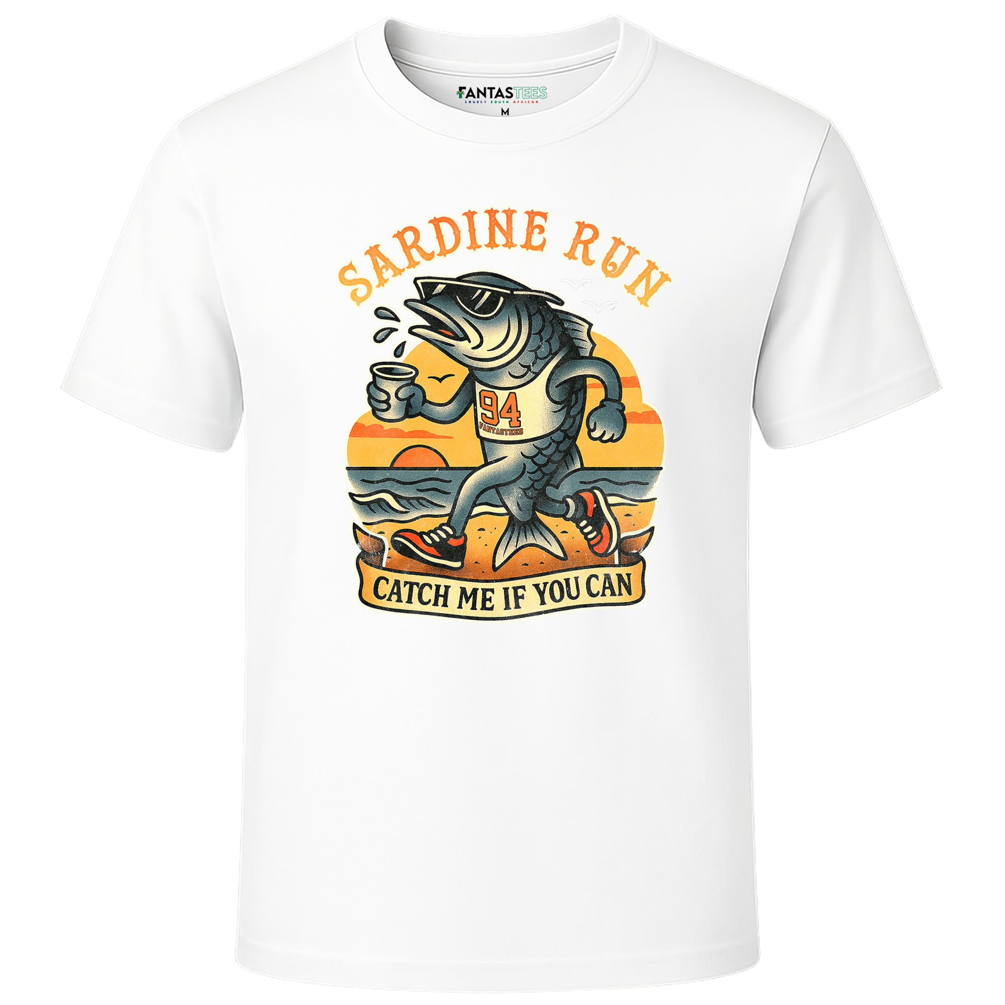 Sardine Run | Mens Premium Crewneck T-Shirt