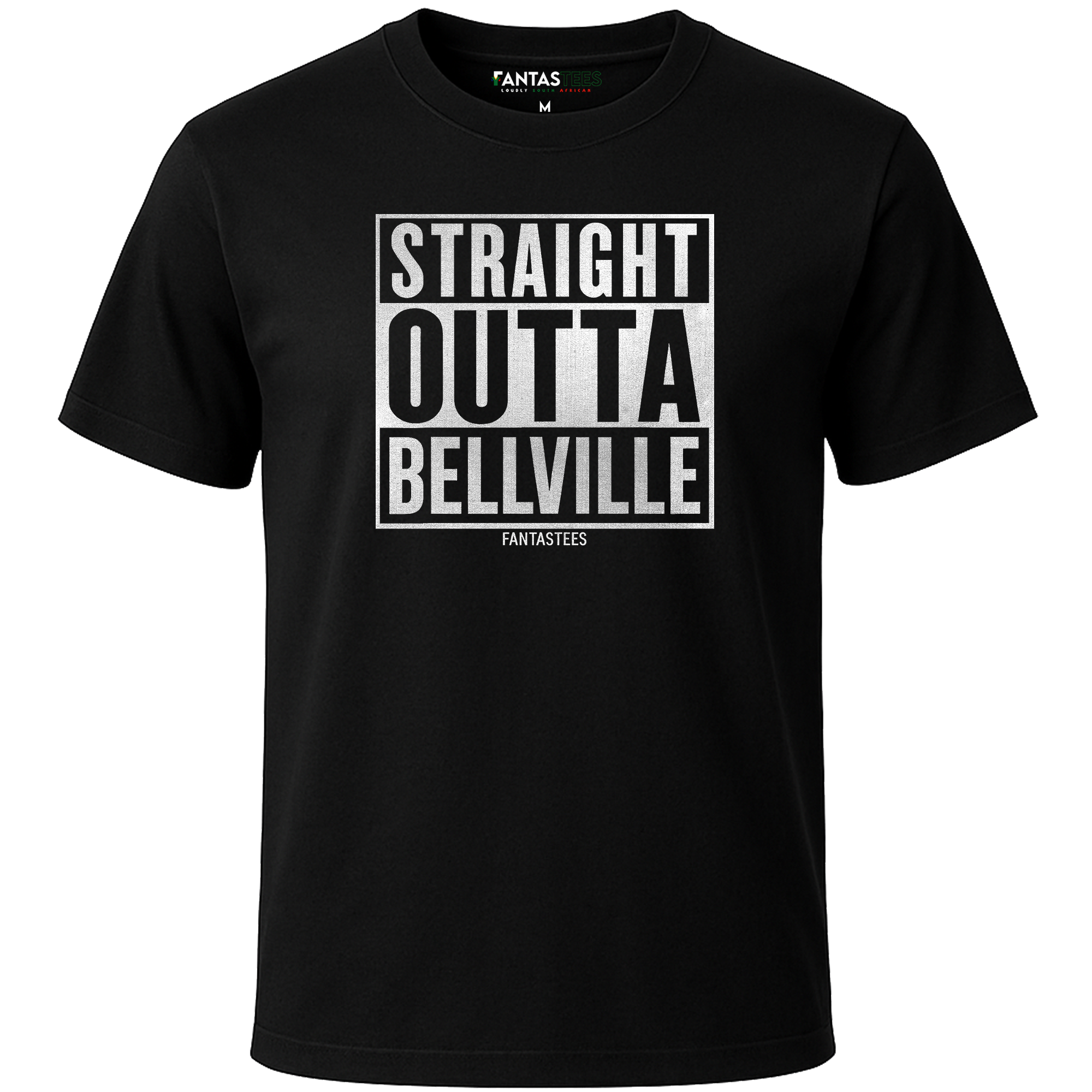 Straight Outta Bellville Tee | Mens Premium Crewneck T-Shirt