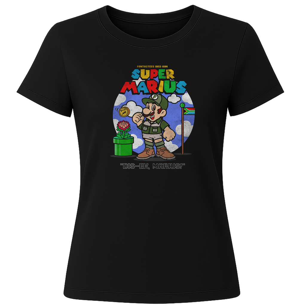 Super Marius | Ladies Premium Crewneck T-Shirt