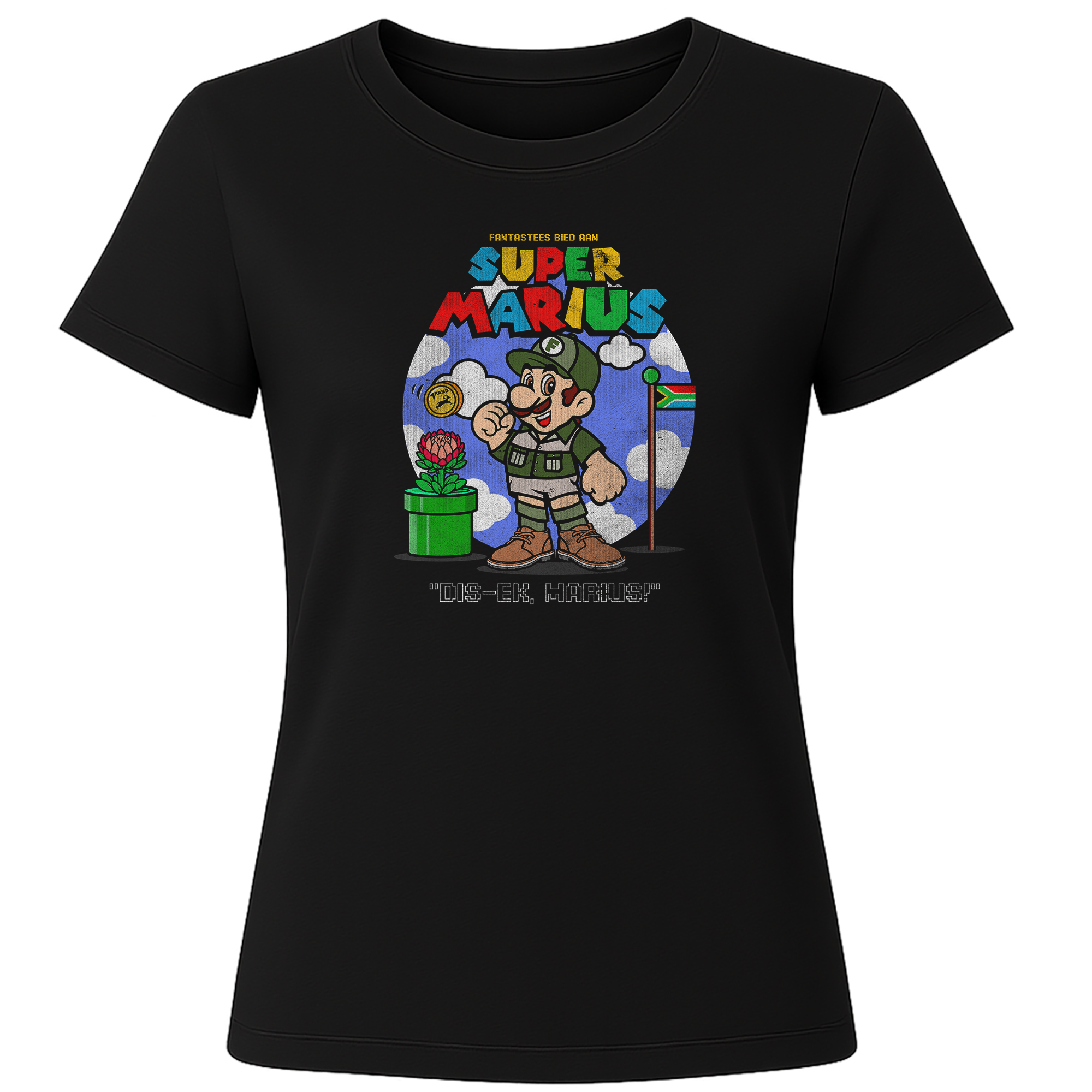 Super Marius | Ladies Premium Crewneck T-Shirt