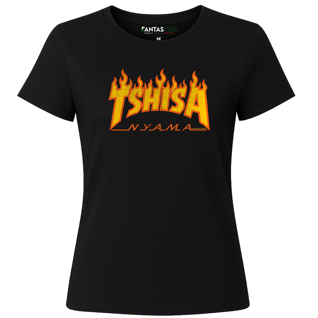 Tshisa Nyama | Ladies Premium Crewneck T-Shirt