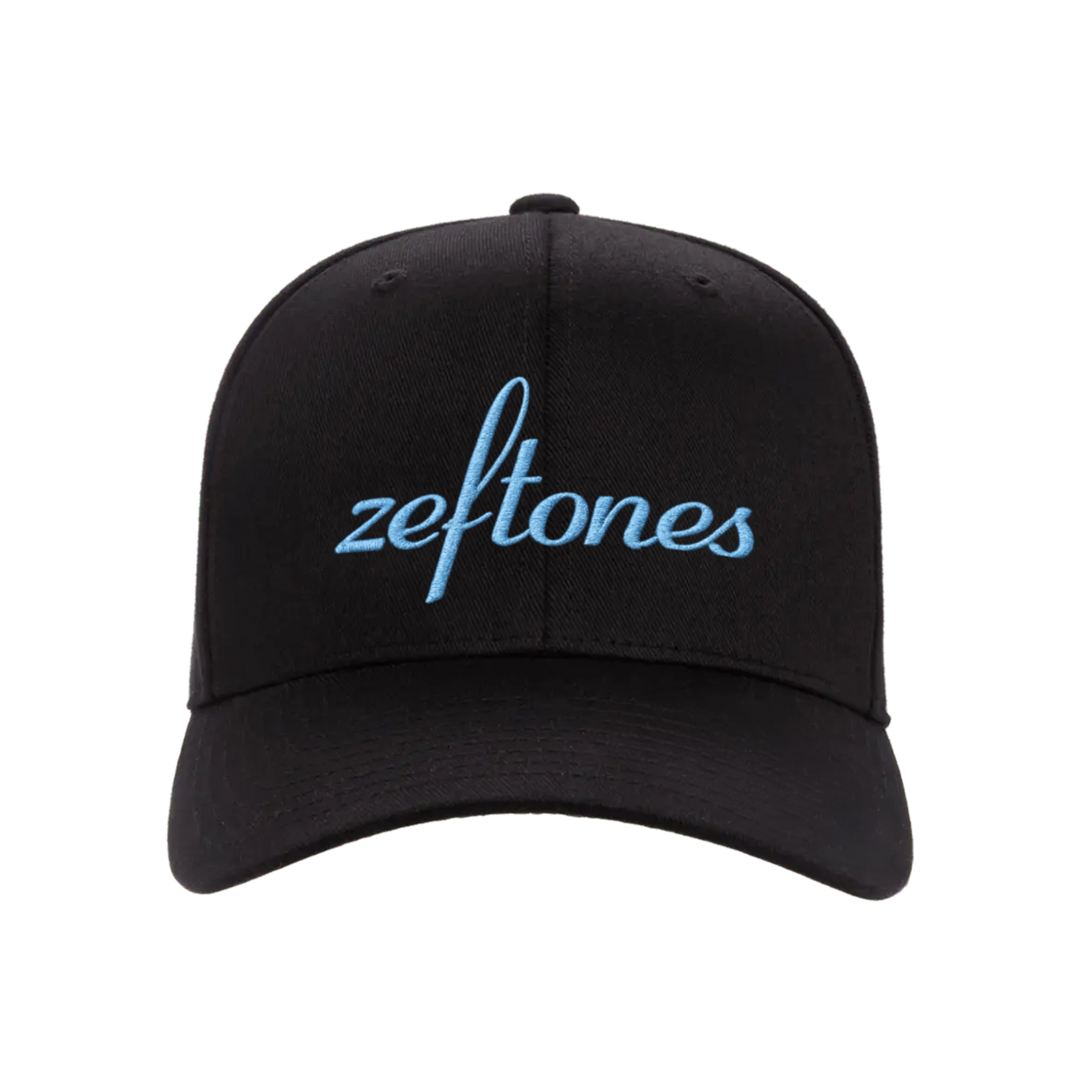 Embroidered Zeftones Blue thread Fitted Baseball Cap