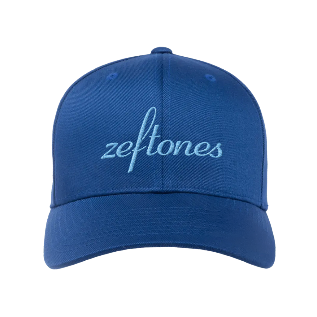 Embroidered Zeftones Blue thread Fitted Baseball Cap