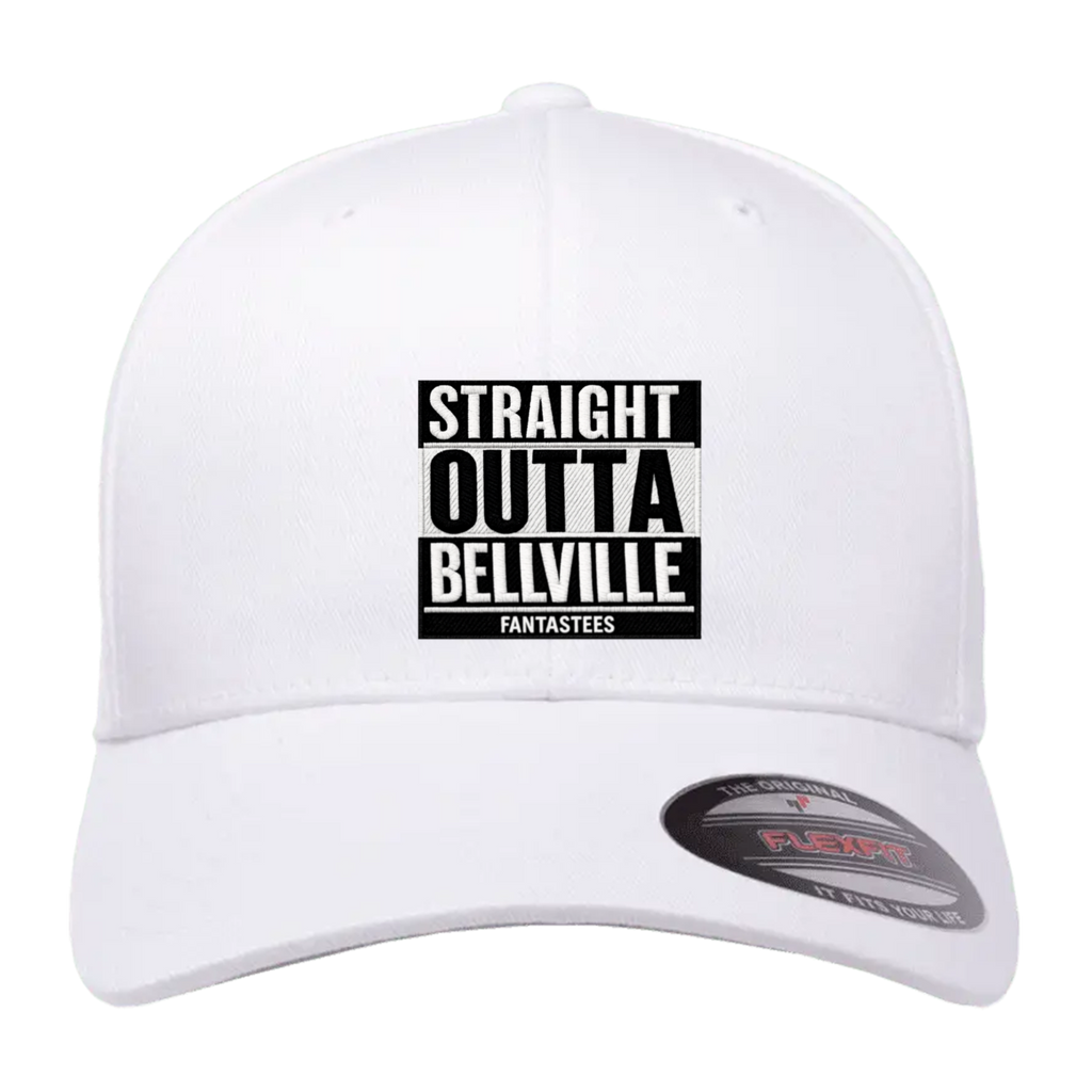 Embroidered Straight Outta Bellville Jon The Don Fitted Cap