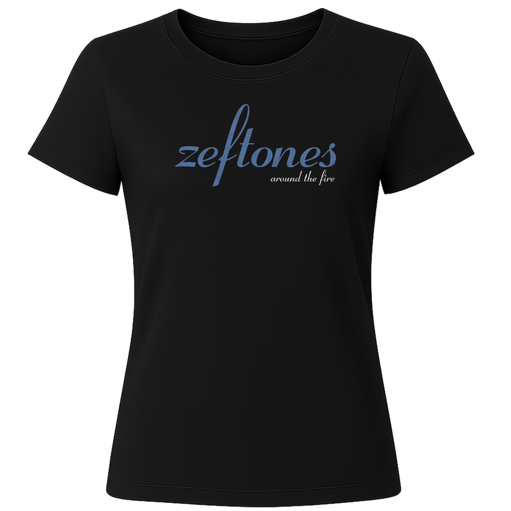 Zeftones Blue Print | Ladies Premium Crewneck T-Shirt