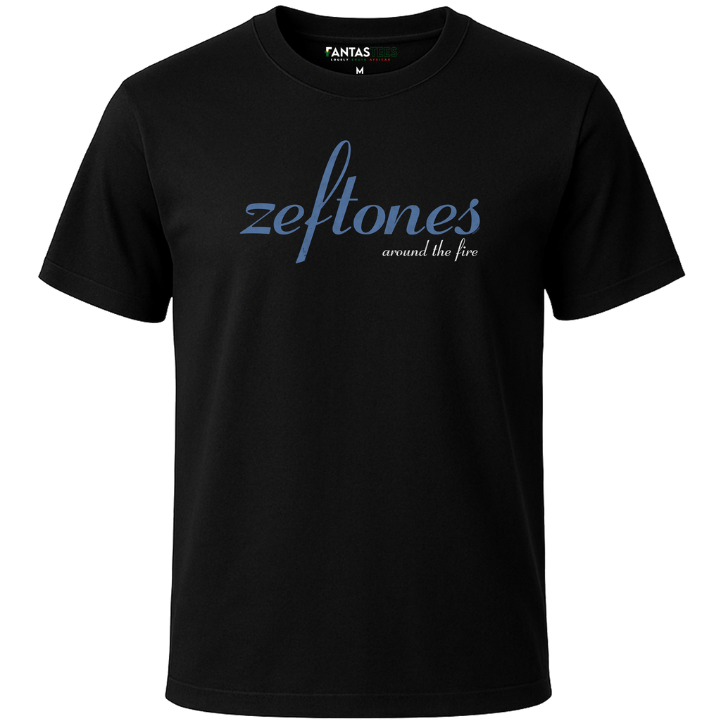 Zeftones Blue Print | Mens Premium Crewneck T-Shirt