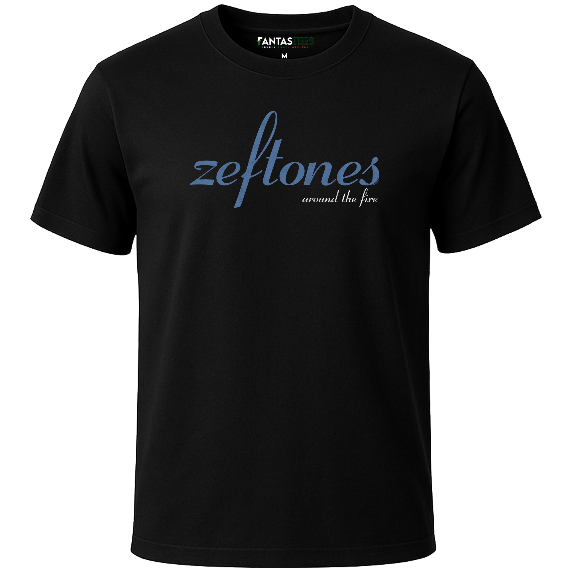 Zeftones Blue Print | Mens Premium Crewneck T-Shirt